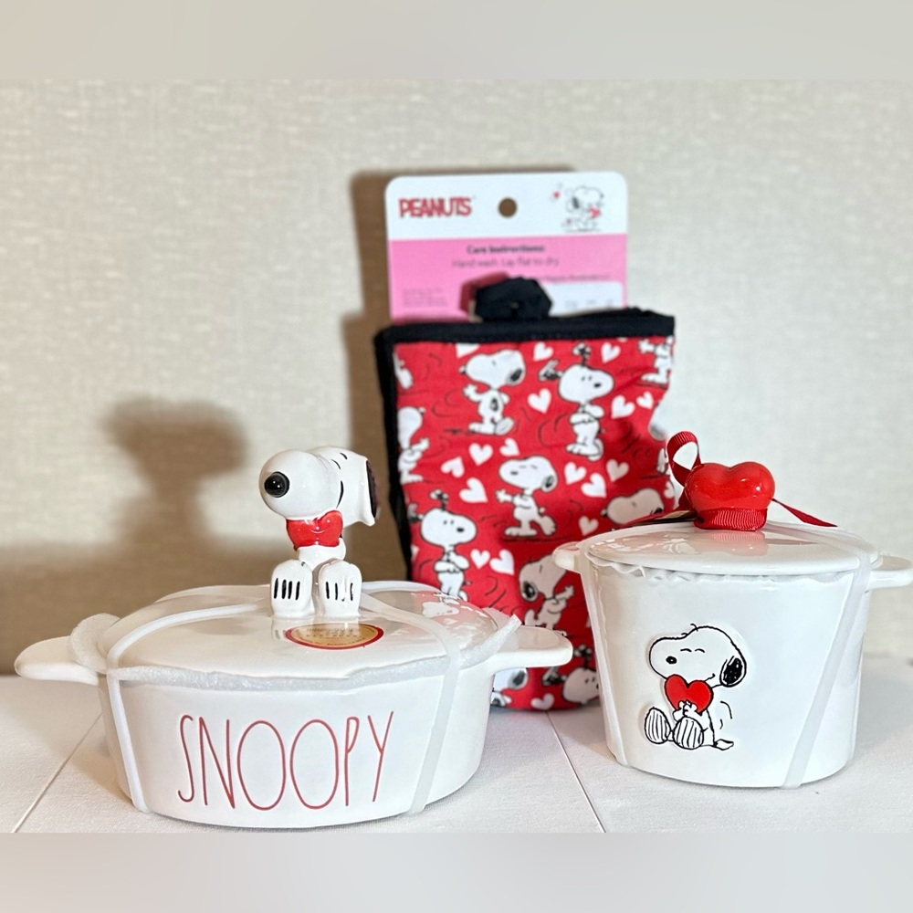 Rae Dunn snoopy Valentine’s Day bundle
